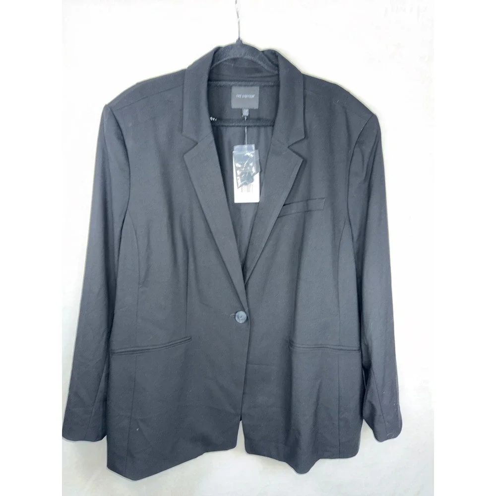 NWT The Limited Modern Essential Yearround Black Blazer Jacket 24W‎